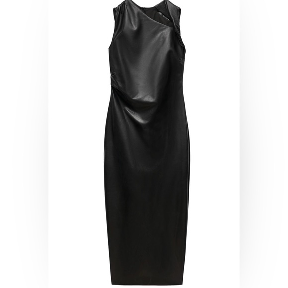 Zara Faux Leather dress. - Picture 2 of 2
